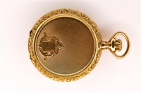 Antique 14k Gold Lady Waltham Pocket Watch