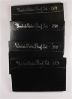 (4) 1978 UNITED STATES PROOF SETS