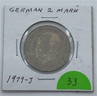 1979-J German 2 Mark Coin