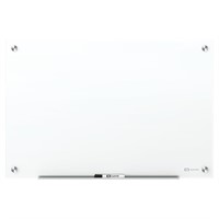 Quartet Magnetic Glass Dry Erase White Board, 2' x
