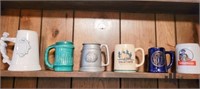 Collection  of Various Beer Steins