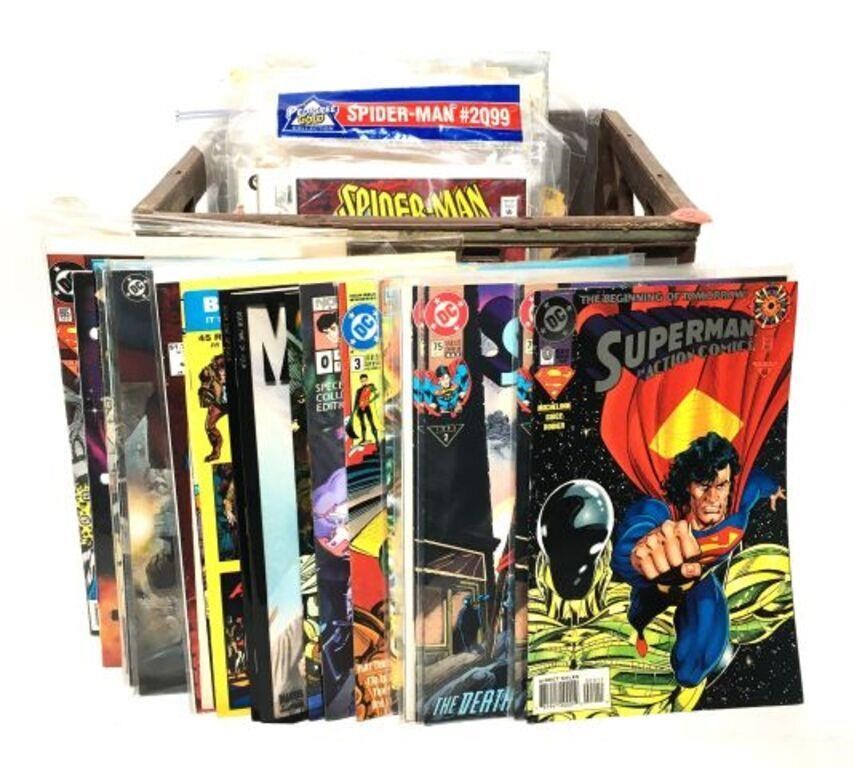 Vintage Comics- Spider-Man, Speed Racer, Superman