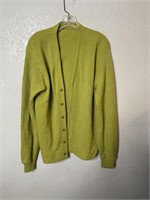Vintage Olive Green Cardigan Sweater