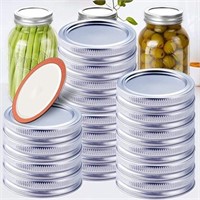 BRKOON 48 PCS Regular Mouth Canning Lids