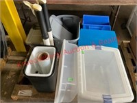 Plastic Storage Totes, Boot Dryer, Shrink Wrap