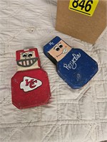 KC Royals & Chiefs brick characters