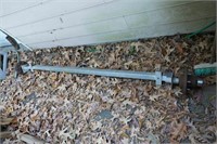 trailer axle with greaseable hubs
