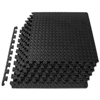 ProsourceFit Puzzle Exercise Mat \xbd in, EVA