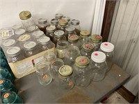 Collection of New and Used Canning Jars