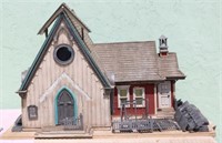 RICKER-BARTLETT PARK CITY PEWTER CHURCH MADE BY