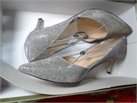 LN Women's Veeva 7M Pewter Glitter