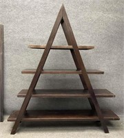 Wooden Ladder Shelves (one of two)