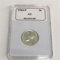 1944 Silver War Nickel