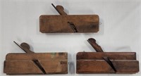Set of 3 Wood Molding Planes