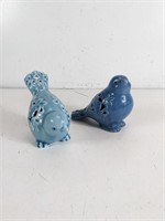 Pair of Decorative Ceramic Birds
