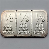 1974 BARTER BAR 1 oz FINE SILVER BAR