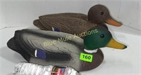 2 rubber duck decoys