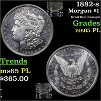 1882-s Morgan $1 Grades GEM Unc PL