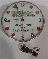 Rose Jewelry Co. Clock