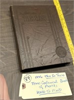 1936 TEXAS CENTENNIAL book of photos RARE