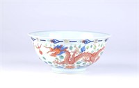 Chinese Doucai Glazed Bowl