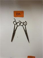Pair of Vintage Barber Scissors