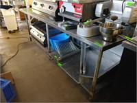 8' Stainless Steel Work Table