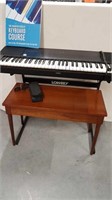 LOWRY KEYBOARD WITH FOOT PEDAL & BENCH