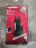 Husky 30 ton bottle jack, lift range: 11.2" -