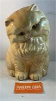 Yellow Tabby Ceramic Figure