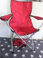 Folding Camping Chair - RED