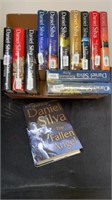 Group of Daniel Silva books