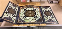 Stained glass fireplace screen 45X29