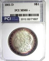 1921-D Morgan MS65+ LISTS $700