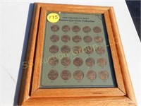 Antique car coin collection