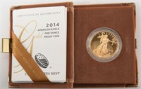 2014-W $50 Gold Am. Eagle One Oz. Proof Coin