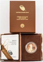 2017-W $50 Gold Am. Eagle One Oz. Proof Coin