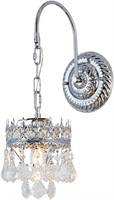 Modern Crystal Wall Sconces Lighting Chrome