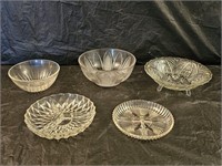 Cut Crystal, Patterned and Pressed Glass