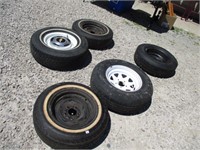 tire and rims lot .