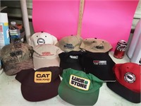 Assortment of 10 Hats