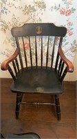 Antique 1920s armchair, with the Thomas Jefferson