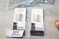 2 PKGS (3"X3") HINGES, 1 PKG BOLT, NUT, WASHER,