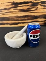 Marble Mortar and Pestle