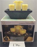 Order; flame less led candle fountain