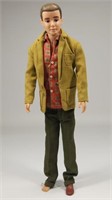 VINTAGE MATTEL FUZZ HEAD KEN DOLL W/ OUTFIT