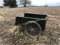 Strongway 2 wheel hay/ feed barn cart