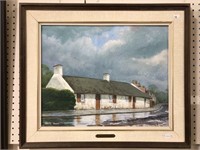 PUAL DUFF " BURNS COTTAGE ALLOWAY" PAINTING