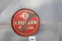 K KRUEGER BEER SERVING TRAY