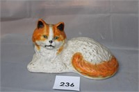 CHALKWARE CAT DOOR STOP